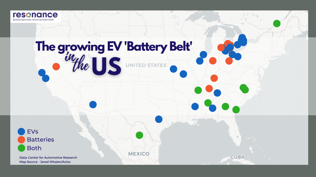 EV Battery Belt Map