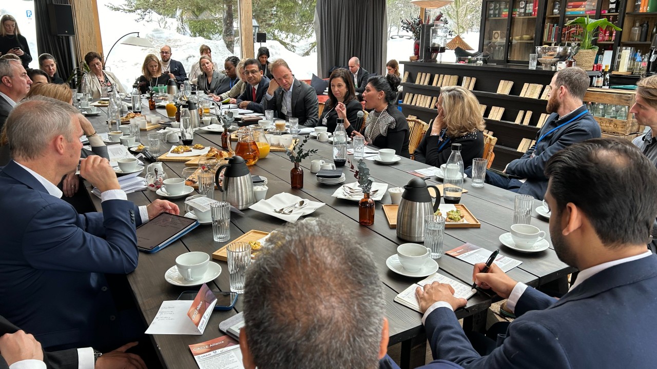 Fortune 500 leaders and donors build a $20mln circularity partnership at Davos