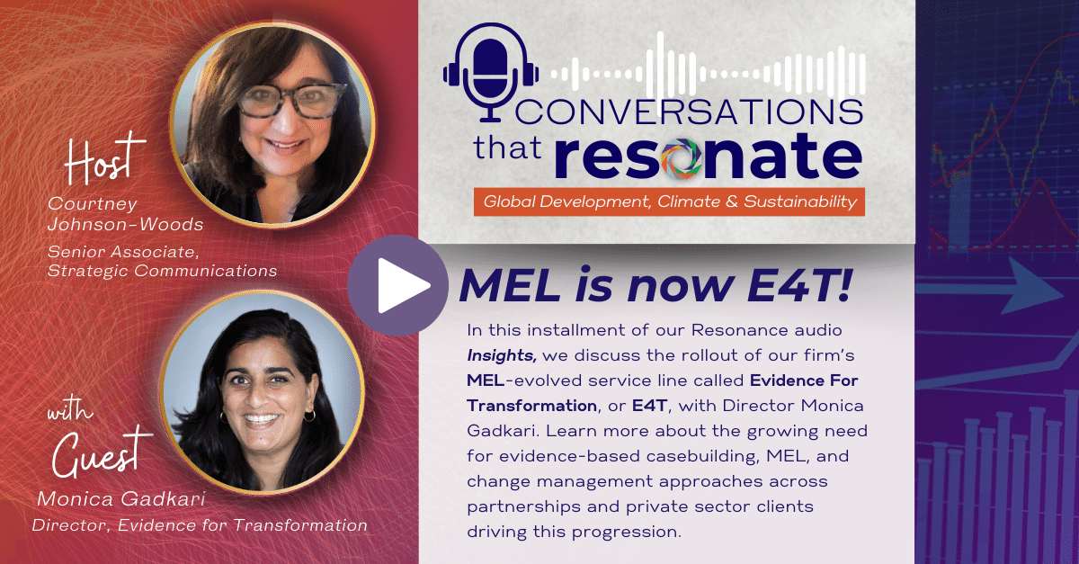 E4T Conversation that Resonates
