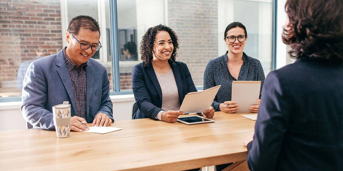 Panel asking interview Questions for Partnership Specialist