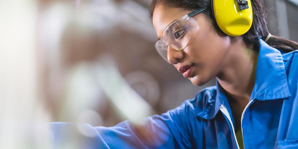 Through workforce development, an engineer excels in her field