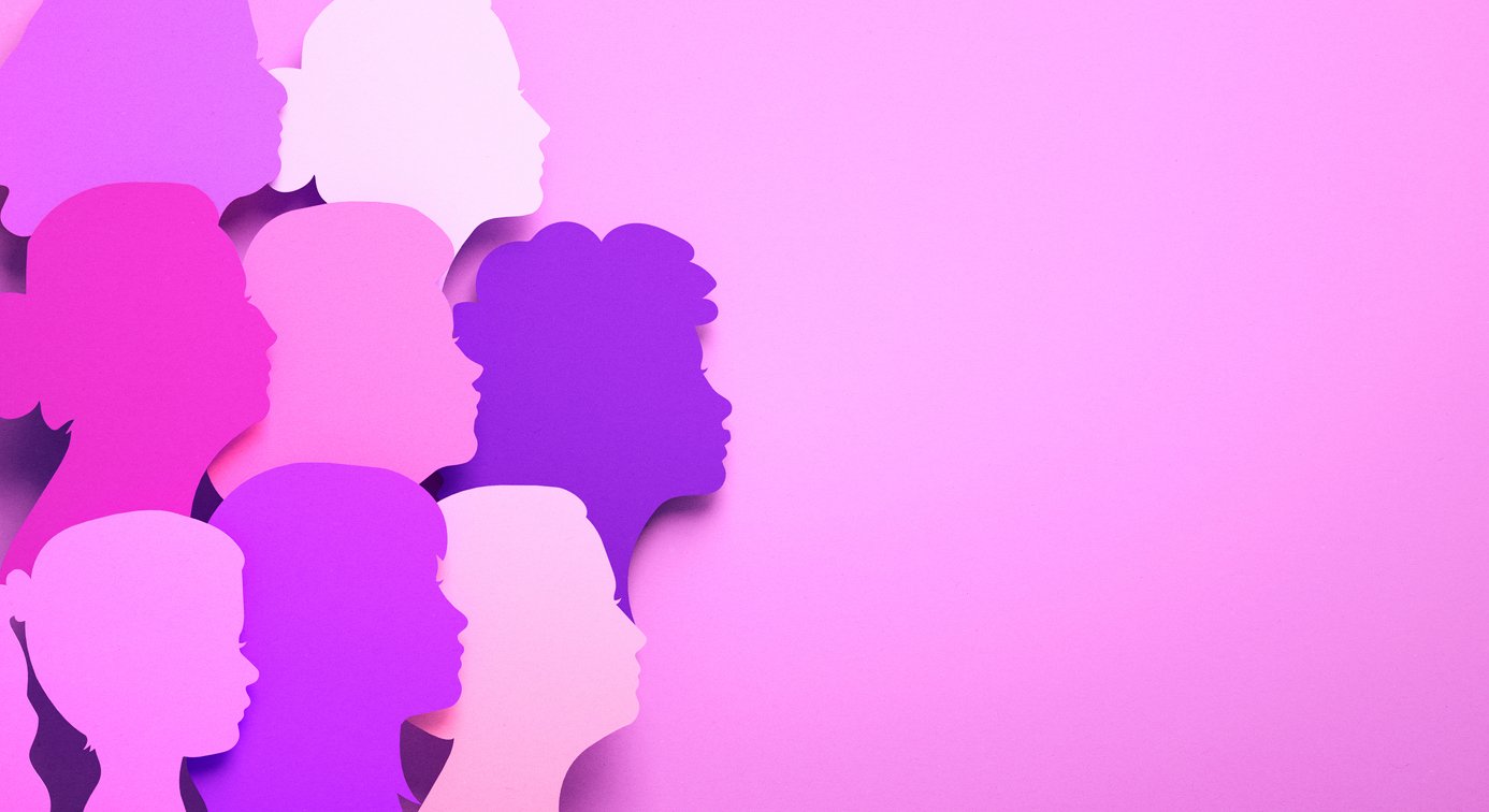 silhouettes of women's faces highlighting the future of women's empowerment 